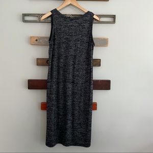 GAP Navy Heathered Jersey Dress
